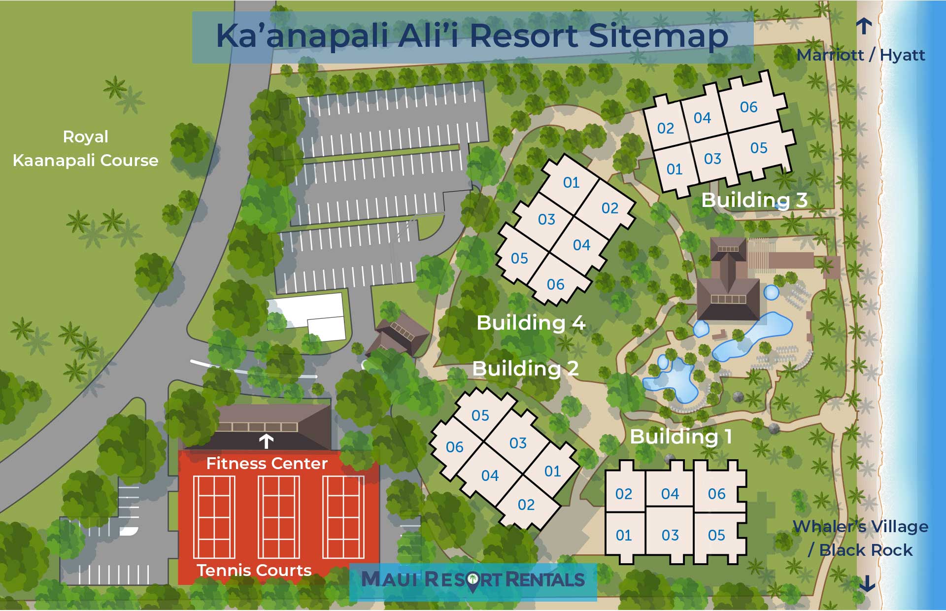 Ka'anapali Ali'i Resort Sitemap
